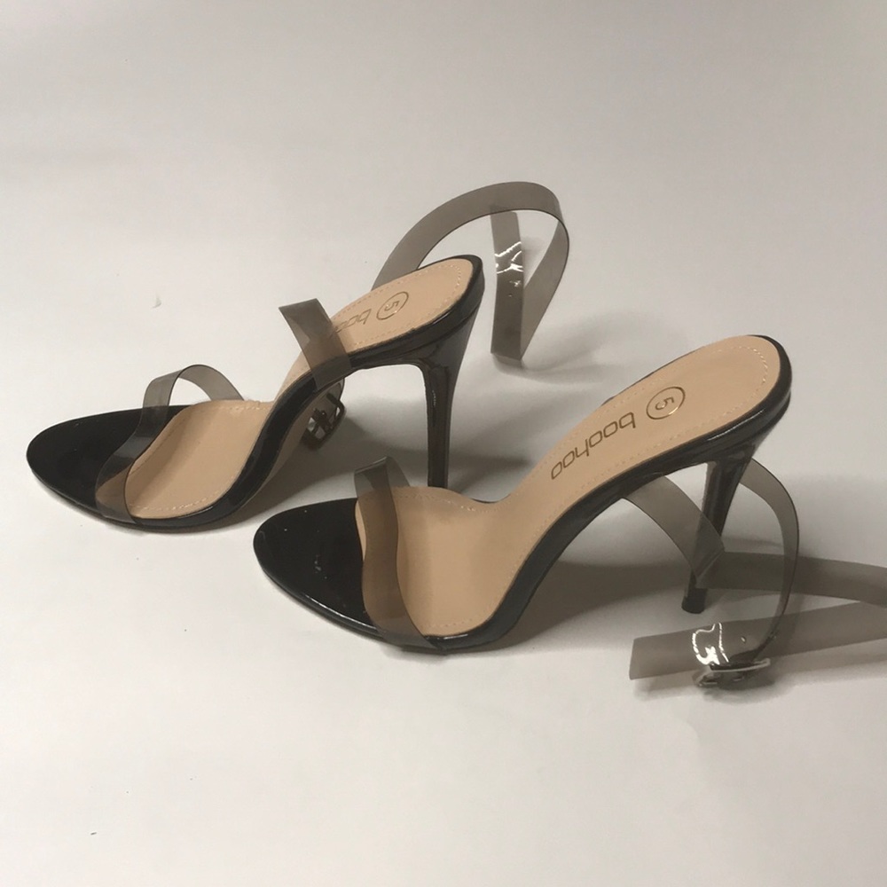 Clear Strap Heels 💕 worn once 🤗